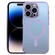 iPhone 14 Pro MagSafe Electroplating Straight TPU Phone Case - Purple