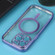 iPhone 14 Pro MagSafe Electroplating Straight TPU Phone Case - Purple
