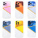 iPhone 14 Pro Stitching Marble TPU Phone Case - Yellow