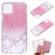 iPhone 14 Pro Coloured Drawing Pattern Transparent TPU Protective Case - Marble