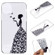 iPhone 14 Pro Coloured Drawing Pattern Transparent TPU Protective Case - Butterfly Girl