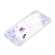 iPhone 14 Pro Coloured Drawing Pattern Transparent TPU Protective Case - Flower Butterfly