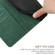 iPhone 14 Plus Stitching Embossed Leather Phone Case - Green