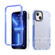 iPhone 14 Plus 2 in 1 360 Invisible Holder Phone Case - Dark Blue