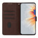iPhone 14 Plus Heart Pattern Skin Feel Leather Phone Case - Brown