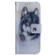 iPhone 14 Plus Coloured Drawing Flip Leather Phone Case - White Wolf