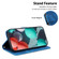 iPhone 14 Plus 7-shaped Embossed Leather Phone Case - Blue