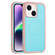 iPhone 14 Plus Defender Series XT MagSafe Magnetic PC + TPU Shockproof Phone Case - Turquoise+Pink