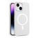iPhone 14 Plus MagSafe Frosted Translucent Mist Phone Case - White