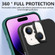 iPhone 14 Plus Skin Feel Lens Holder PC + TPU Phone Case - Royal Blue