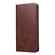 iPhone 14 Plus Calf Texture Magnetic Flip Leather Phone Case  - Brown