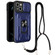 iPhone 14 Plus Lanyard Slide Camshield Card Phone Case  - Royal Blue