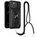 iPhone 14 Plus Lanyard Slide Camshield Card Phone Case  - Black