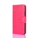 iPhone 14 Plus Crystal Texture Horizontal Flip Leather Phone Case  - Rose Red