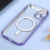 iPhone 14 Plus MagSafe Electroplating Straight TPU Phone Case  - Purple