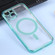 iPhone 14 Plus MagSafe Electroplating Straight TPU Phone Case  - Green