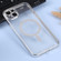 iPhone 14 Plus MagSafe Electroplating Straight TPU Phone Case  - Silver