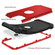 iPhone 14 Plus 3 in 1 Shockproof Phone Case  - Red