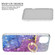 iPhone 14 Plus Ring Holder 2.0mm Airbag TPU Phone Case  - Blue Purple Marble