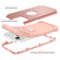 iPhone 14 Plus 3 in 1 Shockproof Phone Case  - Rose Gold