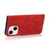 iPhone 14 Plus Dual-color Stitching Leather Phone Case  - Red Blue