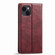 iPhone 14 Plus LC.IMEEKE RFID Anti-theft Leather Phone Case - Red