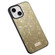 iPhone 14 Plus SULADA PC+TPU Leather Glitter Phone Case - Gold