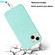 iPhone 14 Plus Wheat Straw Material Degradable TPU Phone Case with Lanyard - Light Green