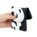 iPhone 14 Plus Silicone Wallet Phone Case with Lanyard - Black Panda