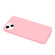 iPhone 14 Plus Solid Color Frosted Silicone Phone Case - Dark Pink