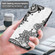 iPhone 14 Plus 3D Painting Pattern Flip Leather Phone Case  - Black Flower
