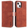 iPhone 14 Plus AZNS Skin Feel Calf Texture Horizontal Flip Leather Case  - Brown
