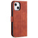 iPhone 14 Plus AZNS Skin Feel Calf Texture Horizontal Flip Leather Case  - Brown
