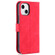 iPhone 14 Plus AZNS Skin Feel Calf Texture Horizontal Flip Leather Case  - Red