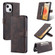 iPhone 14 Plus AZNS Dream Second Generation Skin Feel PU+TPU Horizontal Flip Leather Phone Case  - Coffee