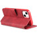 iPhone 14 Plus AZNS Calf Texture Flip Leather Phone Case  - Red