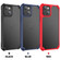 iPhone 14 Plus Carbon Fiber Acrylic Shockproof Phone Case  - Blue
