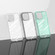 iPhone 14 Plus Transparent Tempered Glass TPU Phone Case  - Green