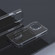 iPhone 14 Plus Transparent Tempered Glass TPU Phone Case  - Black