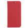 iPhone 14 Plus Magnetism Skin Feel Card Holder Leather Phone Case  - Red