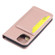 iPhone 14 Plus Magnetism Skin Feel Card Holder Leather Phone Case  - Rose Gold