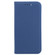 iPhone 14 Plus Magnetism Skin Feel Card Holder Leather Phone Case  - Blue