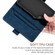 iPhone 14 Plus Stitching Magnetic RFID Leather Case  - Royal Blue