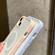 iPhone 14 Plus 2 in 1 Colorful Frame Transparent Magnetic Phone Case  - Transparent