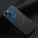 iPhone 14 Plus Carbon Fiber Texture MagSafe Magnetic Phone Case  - Black Blue