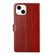 iPhone 14 Plus Y Stitching Horizontal Flip Leather Phone Case  - Brown