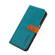 iPhone 14 Plus KHAZNEH Dual-color Cowhide Texture Flip Leather Phone Case  - Blue