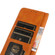 iPhone 14 Plus KHAZNEH Dual-color Cowhide Texture Flip Leather Phone Case  - Black