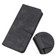 iPhone 14 Plus KHAZNEH Retro Texture Leather Phone Case  - Black