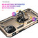 iPhone 14 Plus Shockproof TPU + PC Ring Holder Phone Case  - Gold